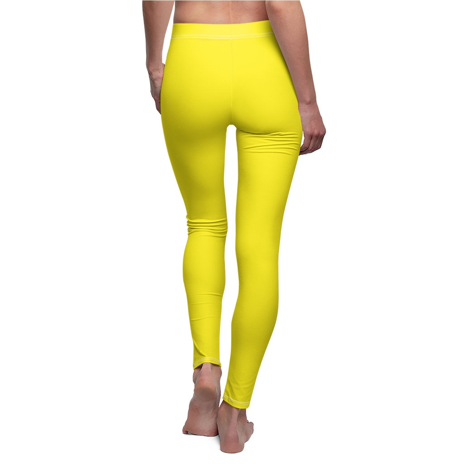 Canary Yellow Leggings Canary Yellow yoga pants Canary Etsy