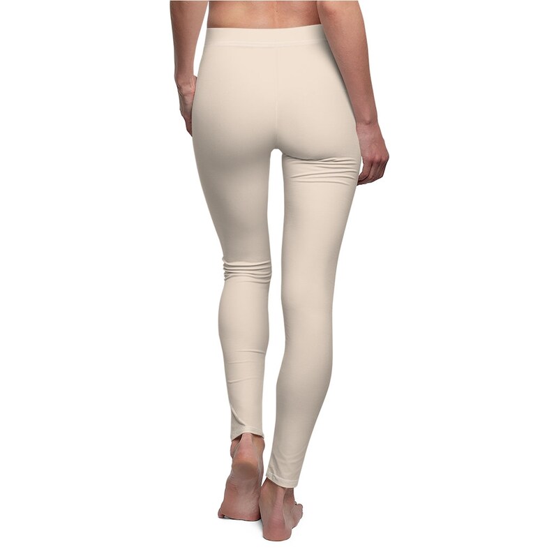 Cream Leggings Cream Yoga Pants Cream Leggings for Women - Etsy