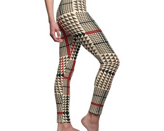 Plaid Leggings Brown Plaid Leggings 
