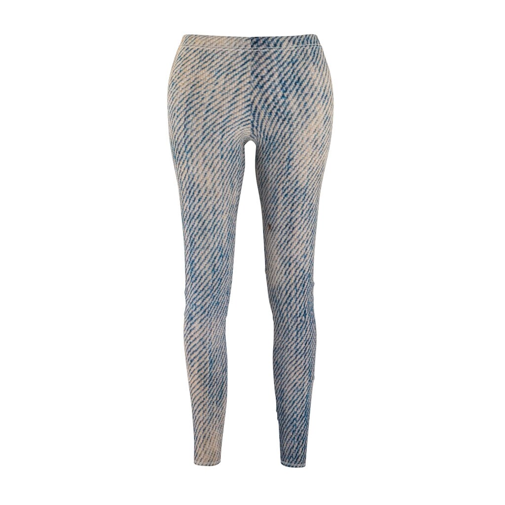 Denim Jean Leggings leggings that look like jeans legging Etsy