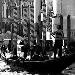 Gondolier Venice Italy
