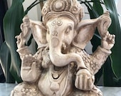 Lucky Ganesha Statue, 15 quot Ganesh Idol, Hindu God Figurine, India Elephant God, Ganesh Sculpture, Diwali Gift Elephant God Prosperity Gift