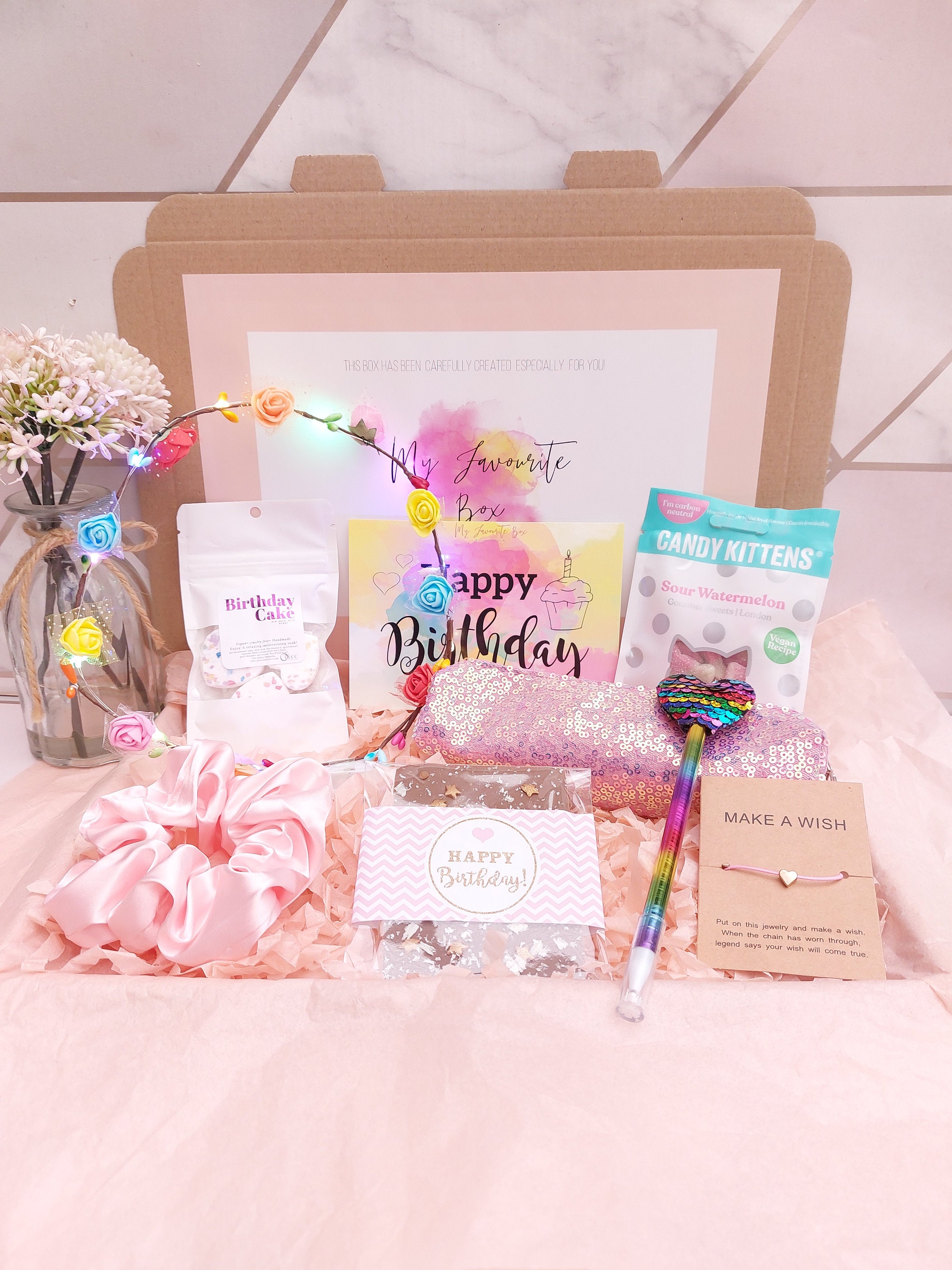 Ultimate Treat Box for Girls, Sleepover Gifts, Pamper Hamper, Girls  Birthday Gift Ideas, Party Favours, Big Sister Gift, Birthday Hamper 