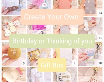 Create your own Gift Box for Mum, Grandma, Nan, Auntie or Friend | Birthday gift for her | Get well soon gift