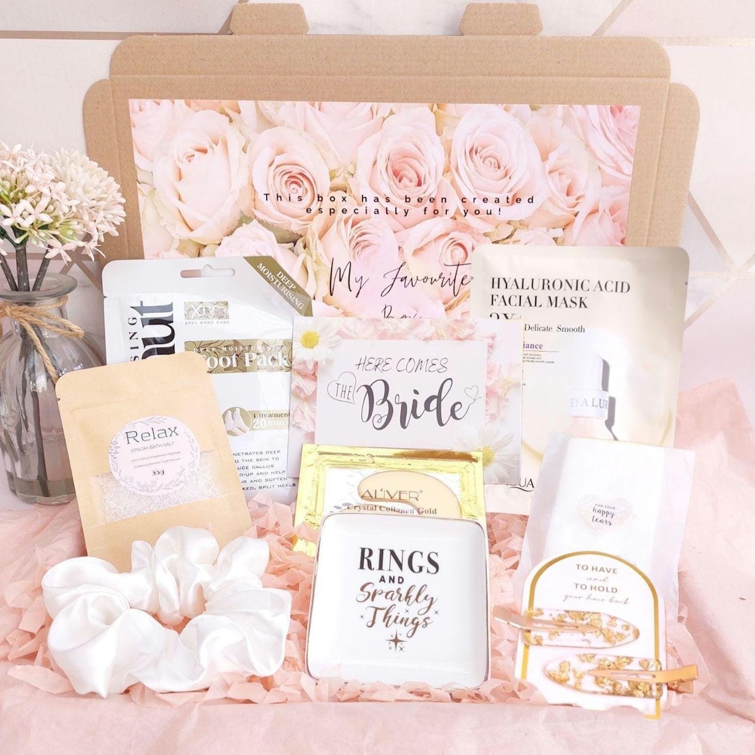 Bride to Be Letterbox Gift UK, Wedding Morning Pamper Box, Future Mrs ...
