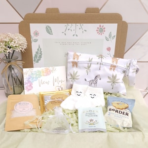 New Mum & Baby Gift Set, Baby Shower Pamper Hamper Gift Box