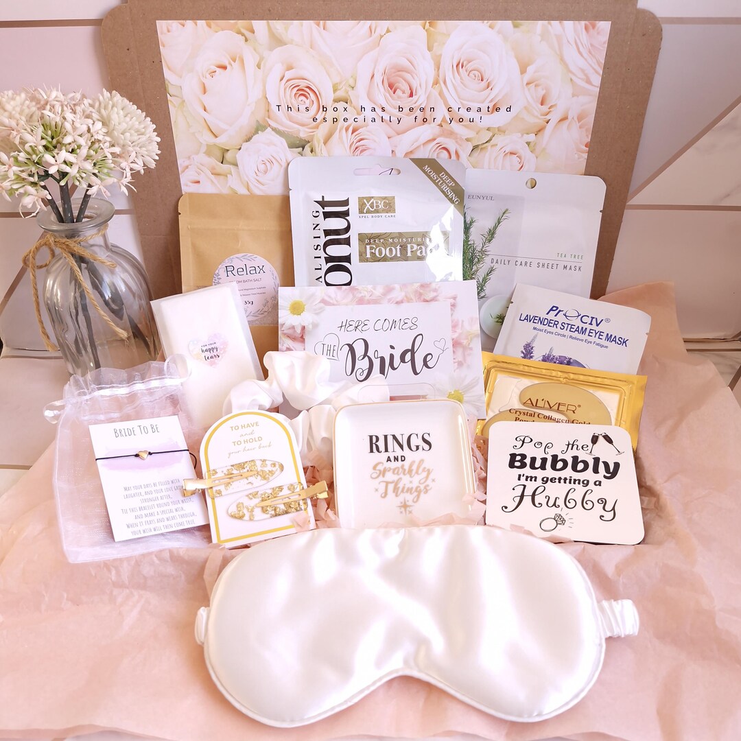 Bride to Be Pamper Hamper Gift Box, Bride Survival Care Package and Hen ...