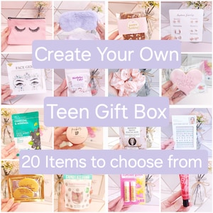 Teenage Teen Girl Birthday Gift- Create Your Own Gift Box for Daughter, Granddaughter, Niece or best friend, age 11, 12, 13, 14, 15, 16