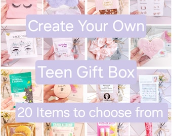 Teenage Teen Girl Birthday Gift- Create Your Own Gift Box for Daughter, Granddaughter, Niece or best friend, age 11, 12, 13, 14, 15, 16