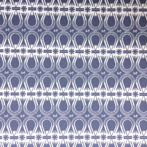 Eric Ravilious Blue Pattern Paper