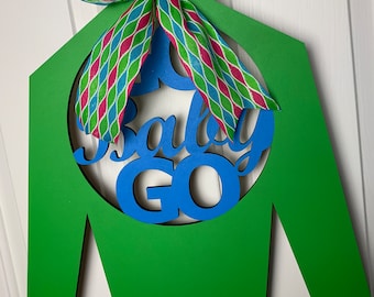KY Derby Jockey Silks Door Hanger