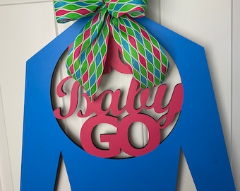 KY Derby Jockey Silks Door Hanger