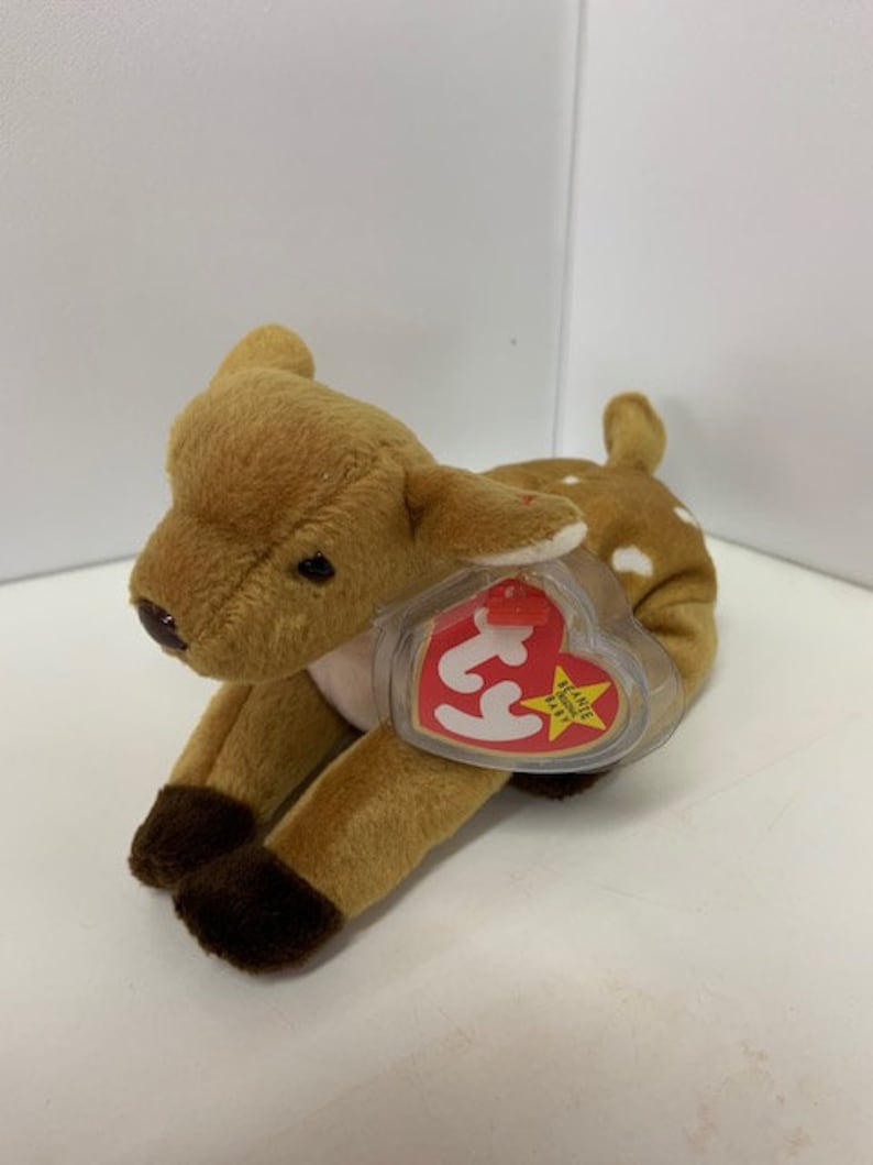 WHISPER TY Beanie Baby 1998 Vintage Rare MWMT Etsy