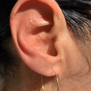 24K gold Acupuncture ear seeds