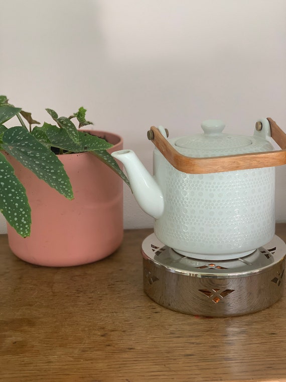 Charming Vintage Silver Plated Teapot Warmer Tea Light Warmer Etsy