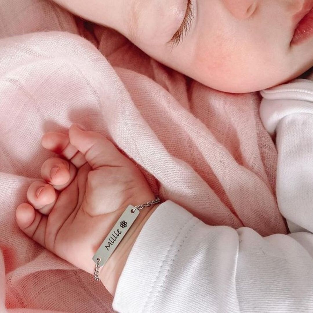 Christening bracelets shop baby girl