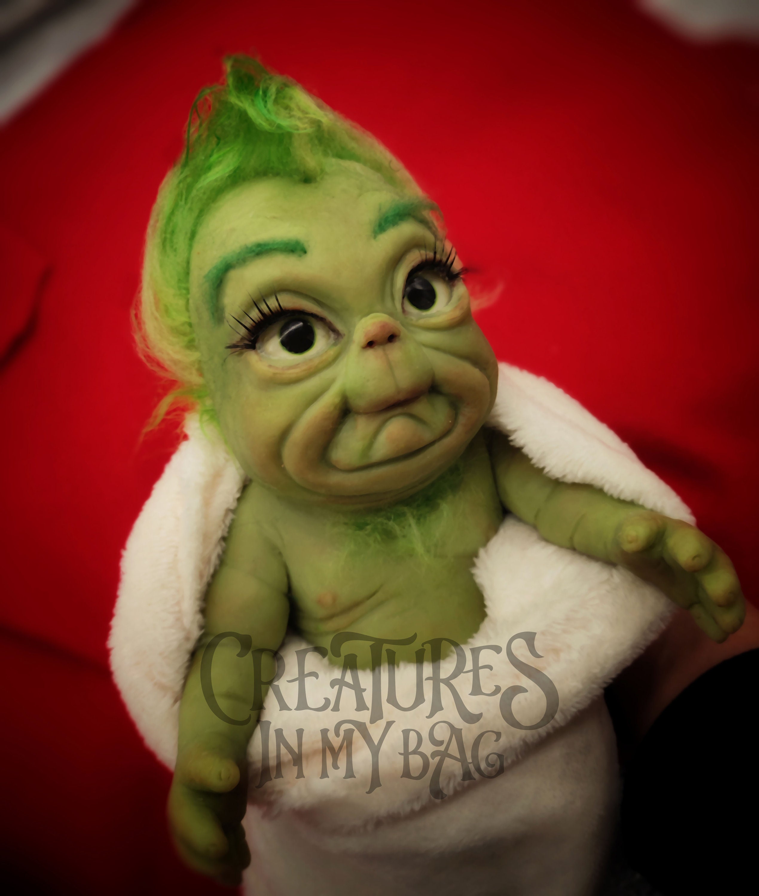 Silicone grinch baby 2025