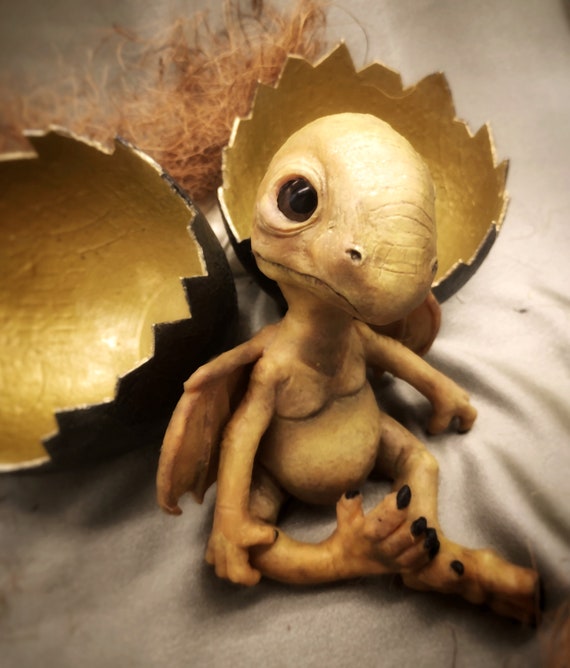 Baby Gargoyle Goldie Silicone Fantasy Doll MADE TO ORDER 