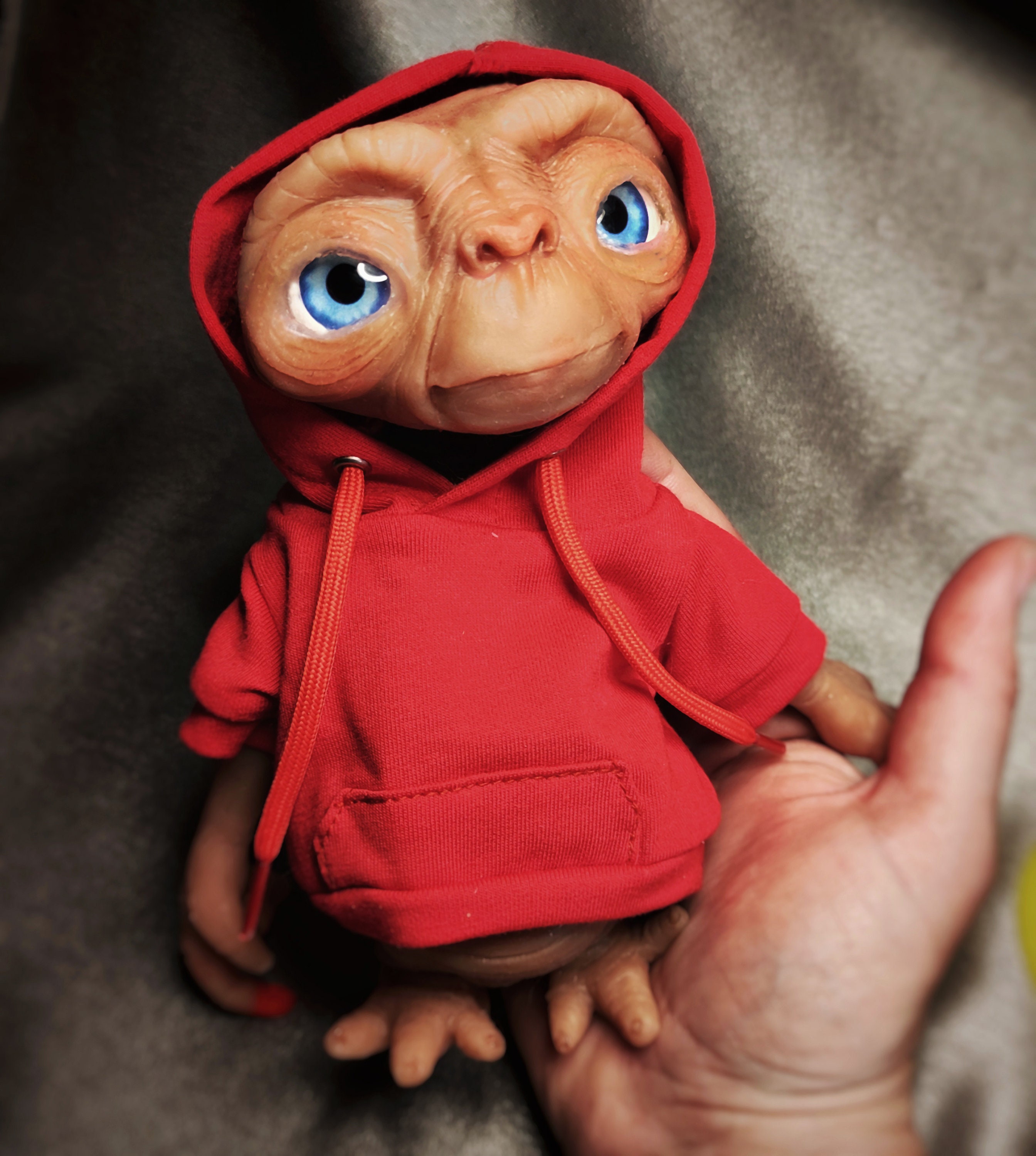 Tiny Baby E.T. the Extraterrestrial Silicone Doll 5,9 In. /15 Cm MADE TO  ORDER -  Denmark