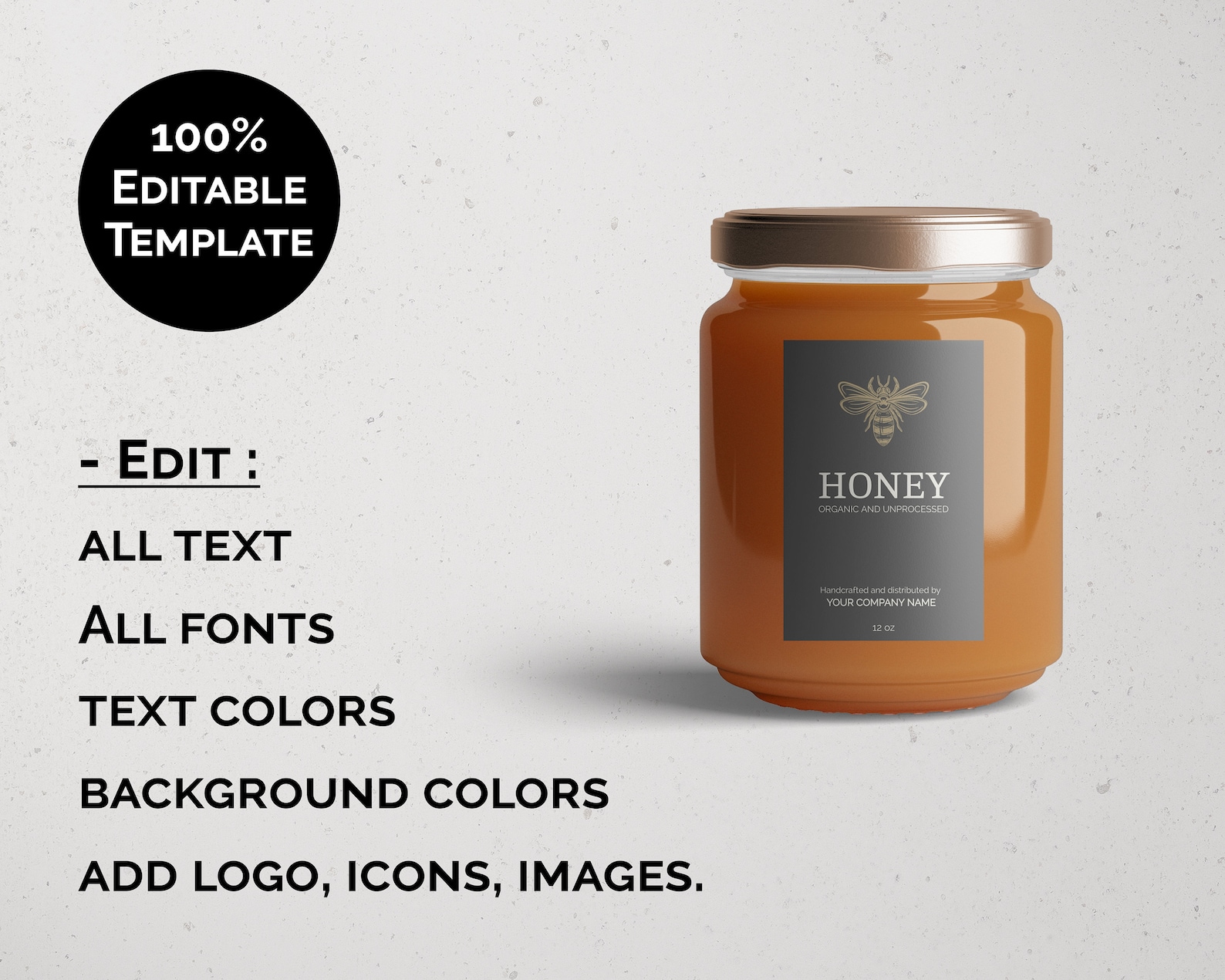 honey-jar-label-template-diy-editable-printable-corjl-etsy