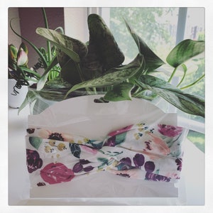 Floral Turban Twist Headband - One Size Fits Most - Twist Headband For Women - Thick Headband