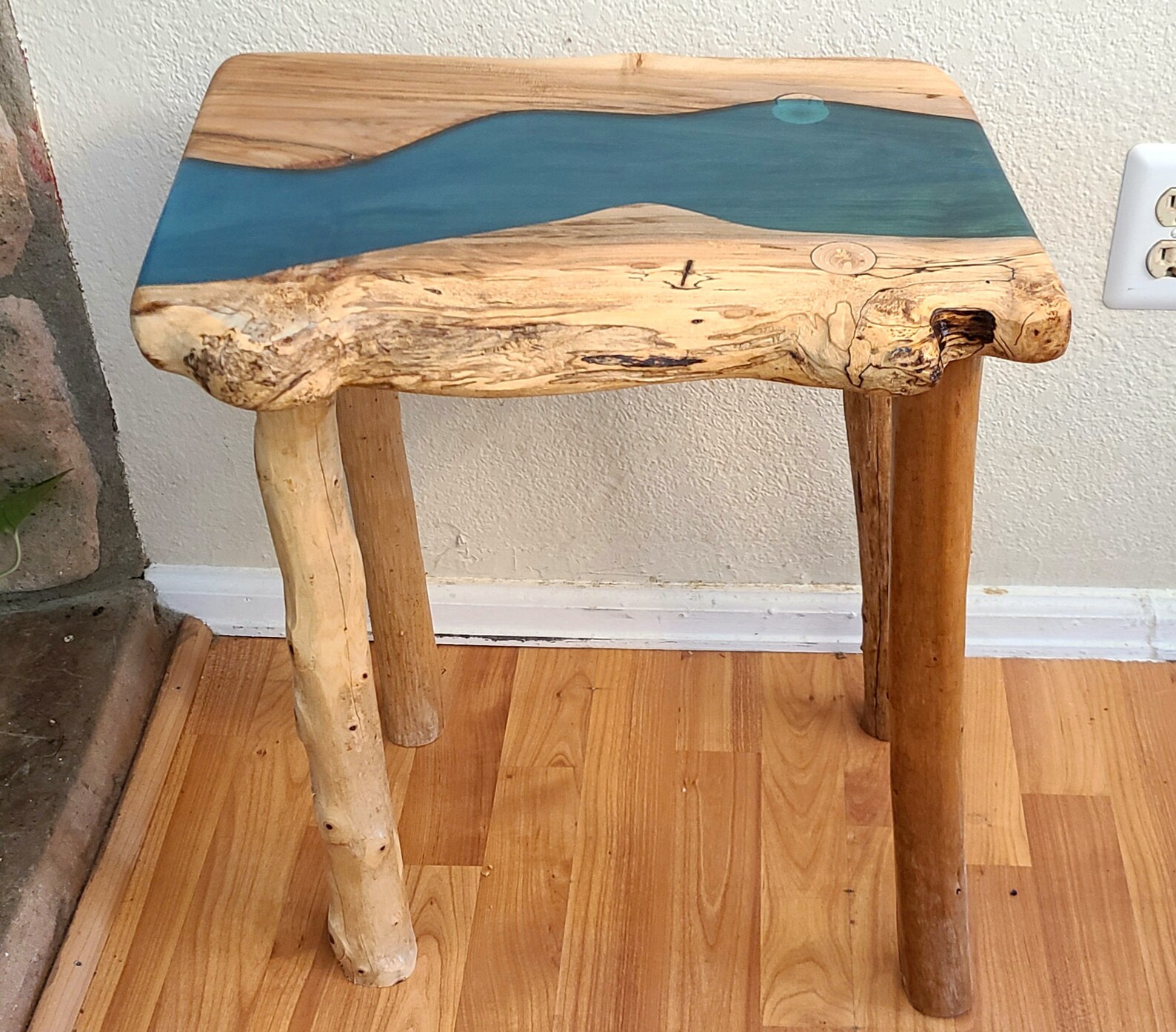 Spalted Maple Live Edge River Table Etsy