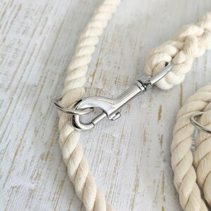 Multifunctional Dog Training Lead // Handmade Cotton Rope Dog Leash bild 12
