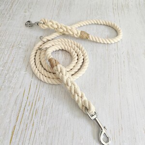 Multifunctional Dog Training Lead // Handmade Cotton Rope Dog Leash bild 5