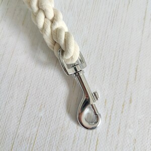 Multifunctional Dog Training Lead // Handmade Cotton Rope Dog Leash bild 9