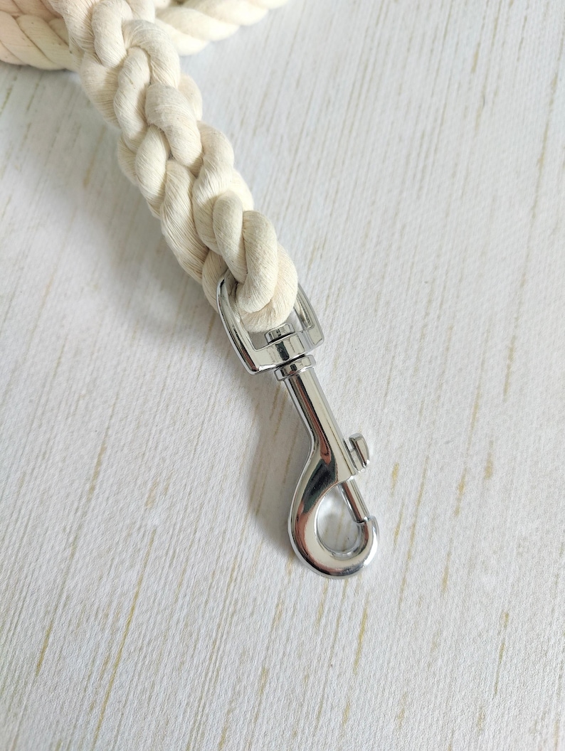 Multifunctional Dog Training Lead // Handmade Cotton Rope Dog Leash bild 9