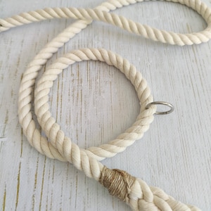 Multifunctional Dog Training Lead // Handmade Cotton Rope Dog Leash bild 16