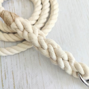 Multifunctional Dog Training Lead // Handmade Cotton Rope Dog Leash bild 13