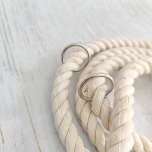 Multifunctional Dog Training Lead // Handmade Cotton Rope Dog Leash bild 15