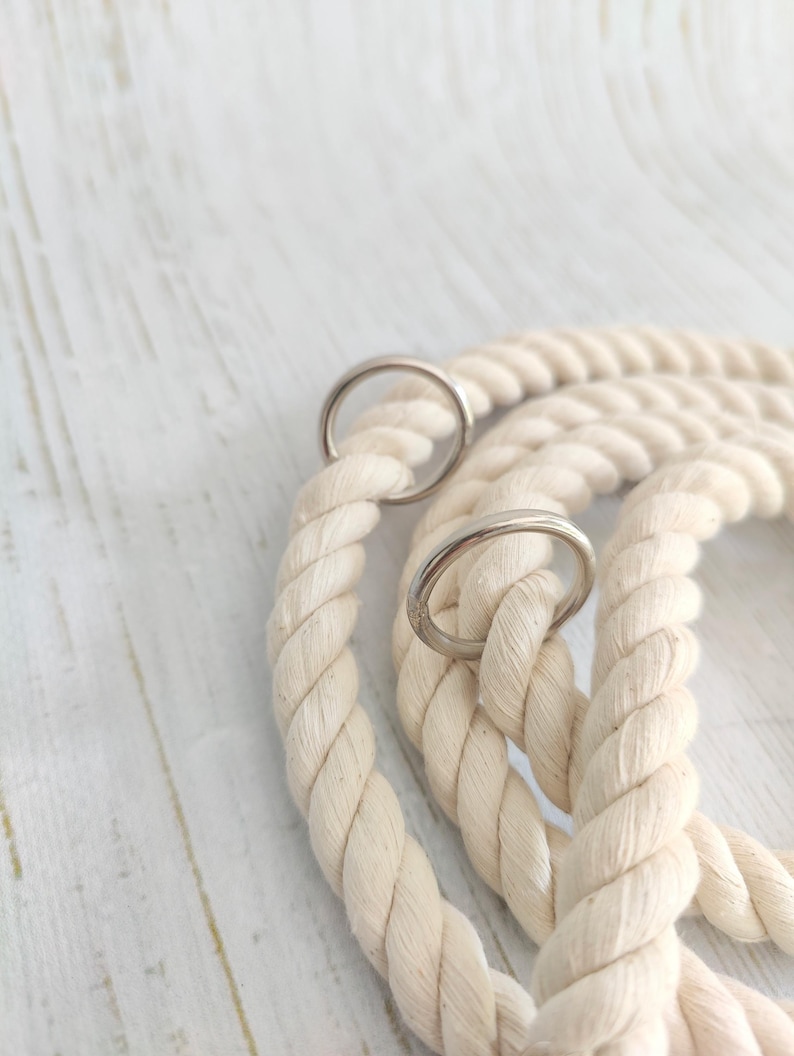 Multifunctional Dog Training Lead // Handmade Cotton Rope Dog Leash bild 15
