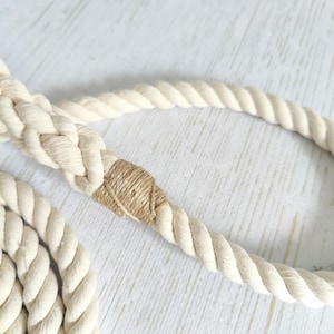 Multifunctional Dog Training Lead // Handmade Cotton Rope Dog Leash bild 11