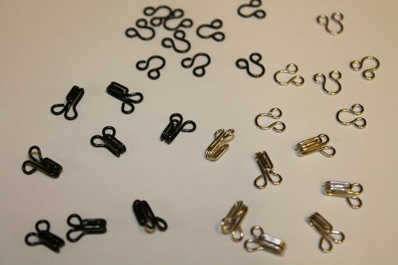 50 X Complete Set of Hook & Eyes for Dresses Clothing Repairing