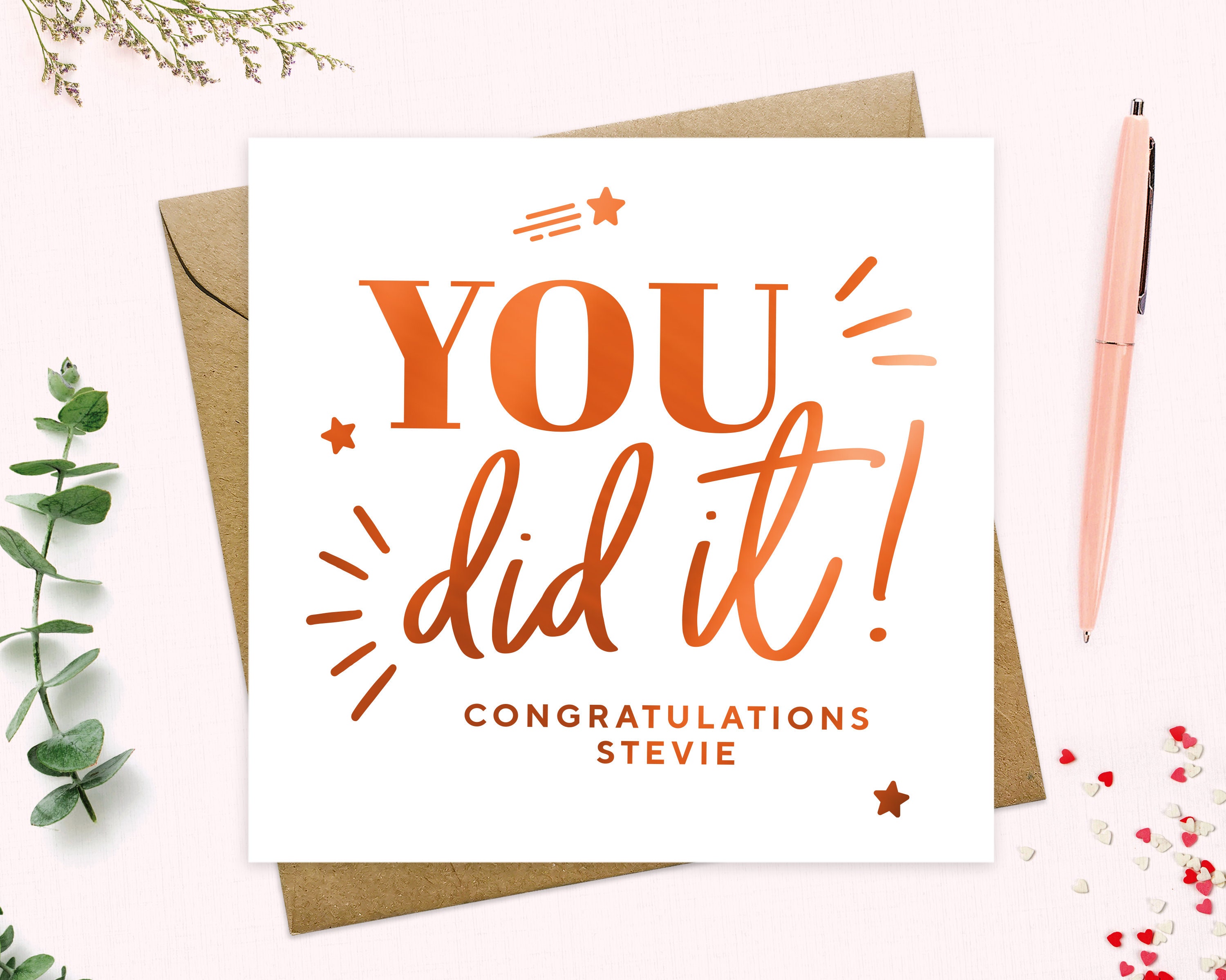 You Did It Congrats Congratulations You Did It!