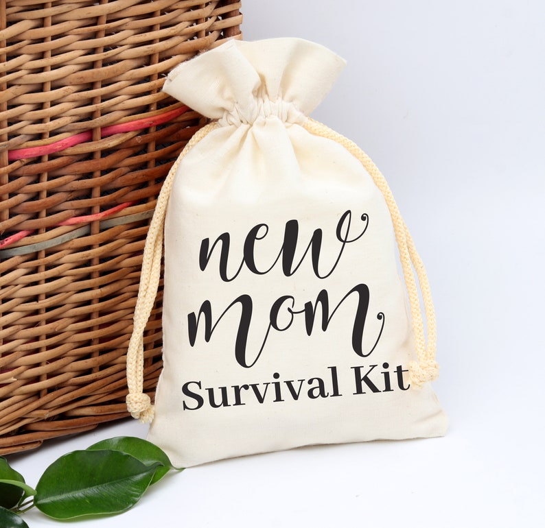New Mom Survival Kit Bag New Mom Gift New Mom Kit Happy Etsy