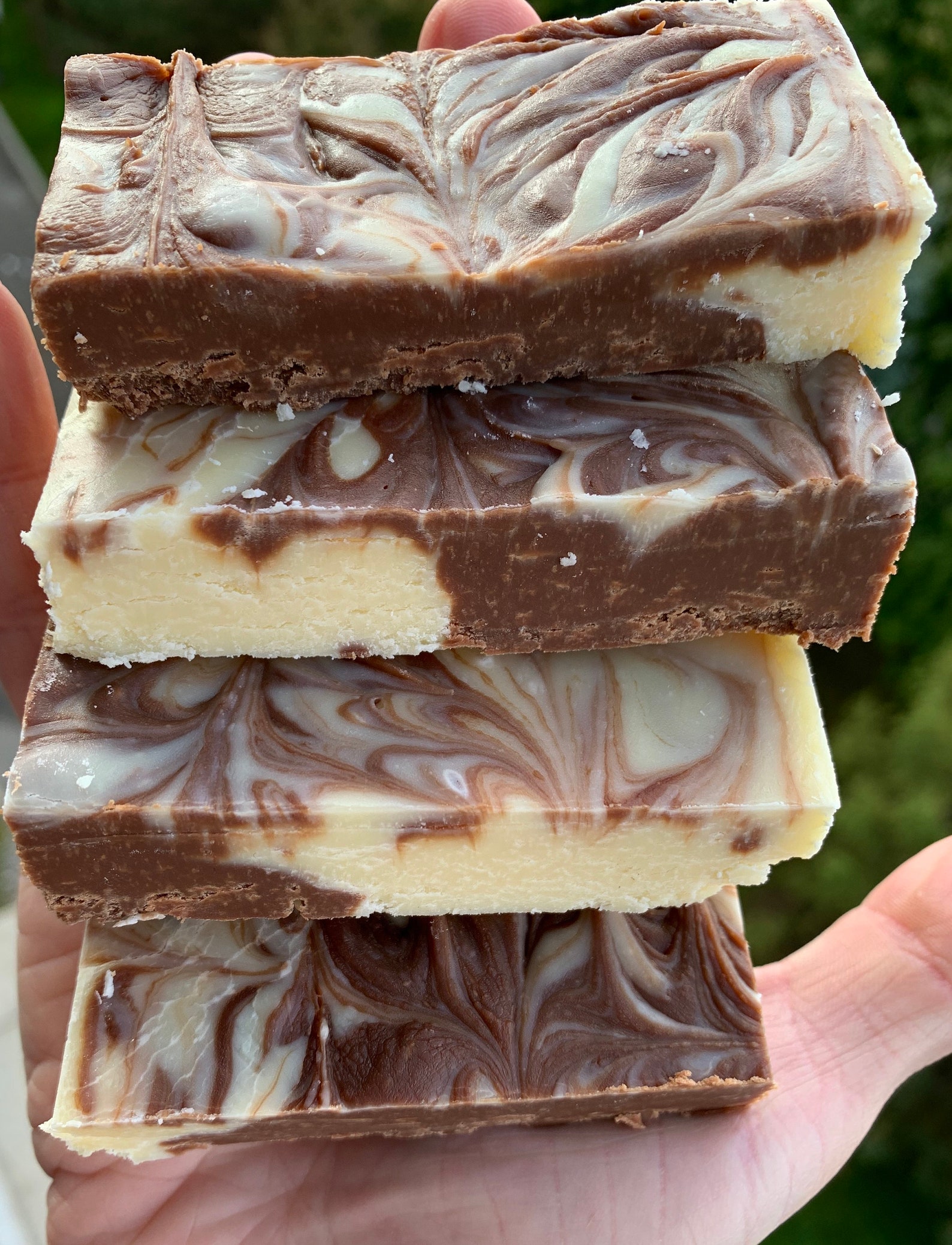 Double Chocolate Marble Fudge Etsy