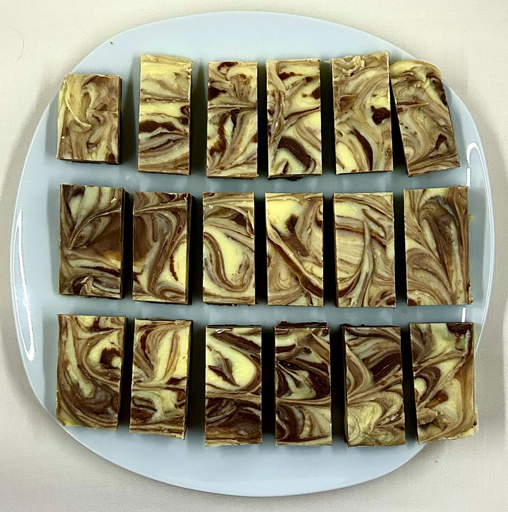 Double Chocolate Marble Fudge - Etsy