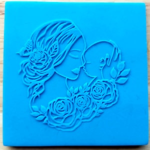 Mum and Baby Embosser, Cookie Fondant Stamp Embosser - 110