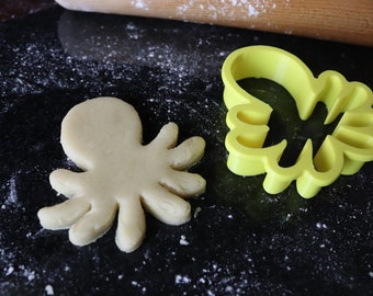 Octopus cookie cutter, Shaped cookie cutters, Sea themed cookies