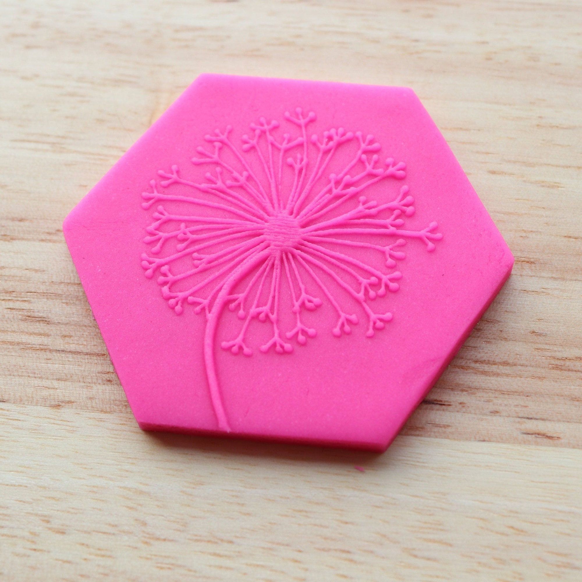 Dandelion Cookie Debosser Fondant Cookie Embosser Floral Etsy UK