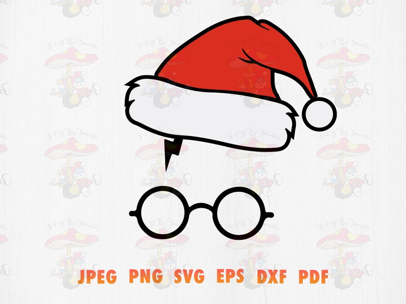 Download Harry Potter Christmas Hat Svg Harry Potter Santa Claus Hat Etsy 3D SVG Files Ideas | SVG, Paper Crafts, SVG File