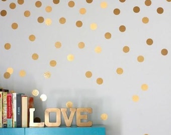 Premium Polka Dot Wall Stickers Decal Childs Kids Vinyl Art Decor Spots - range of colours and sizes