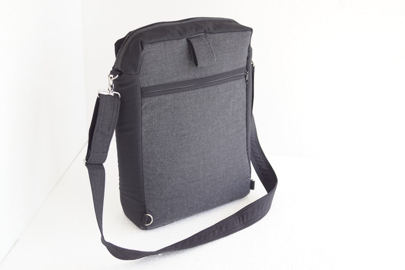 Padded Ready to Ship-Backpack CONVERTIBLE Messenger laptop bag-Shoulder bag-Laptop Compartment