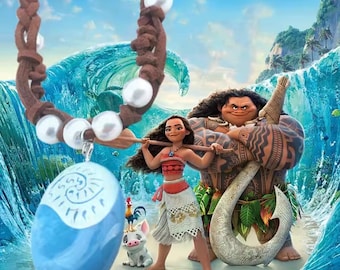 Moana Heart of Te Fiti Necklace, Island Girl Cosplay