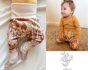 Baby shower gift | Baby pants Baby joggers Grow with me pants Girl Maxaloones Joggers Toddler pants Cloth diaper pants Boy