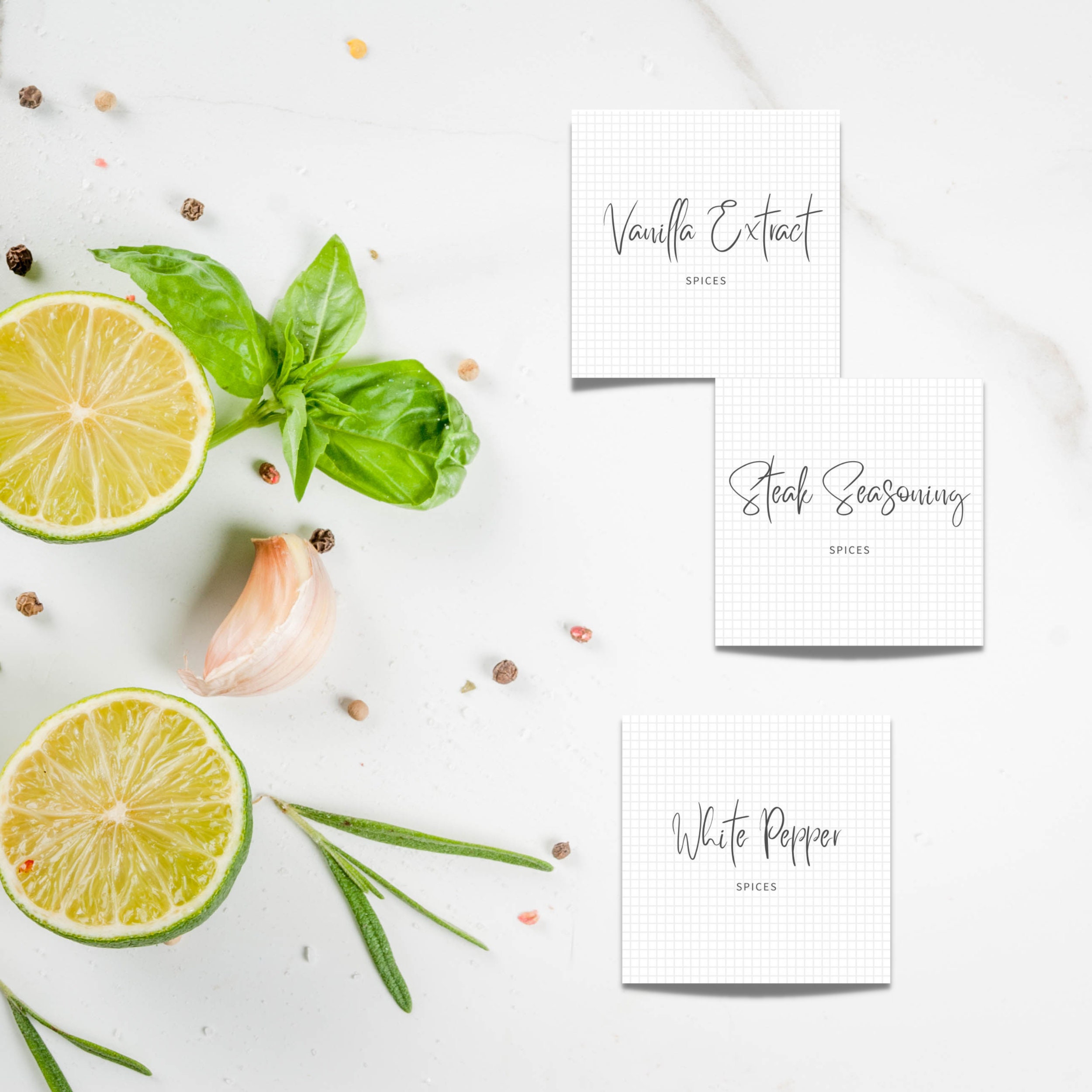 Spice Label Template - Stagg Design Shop