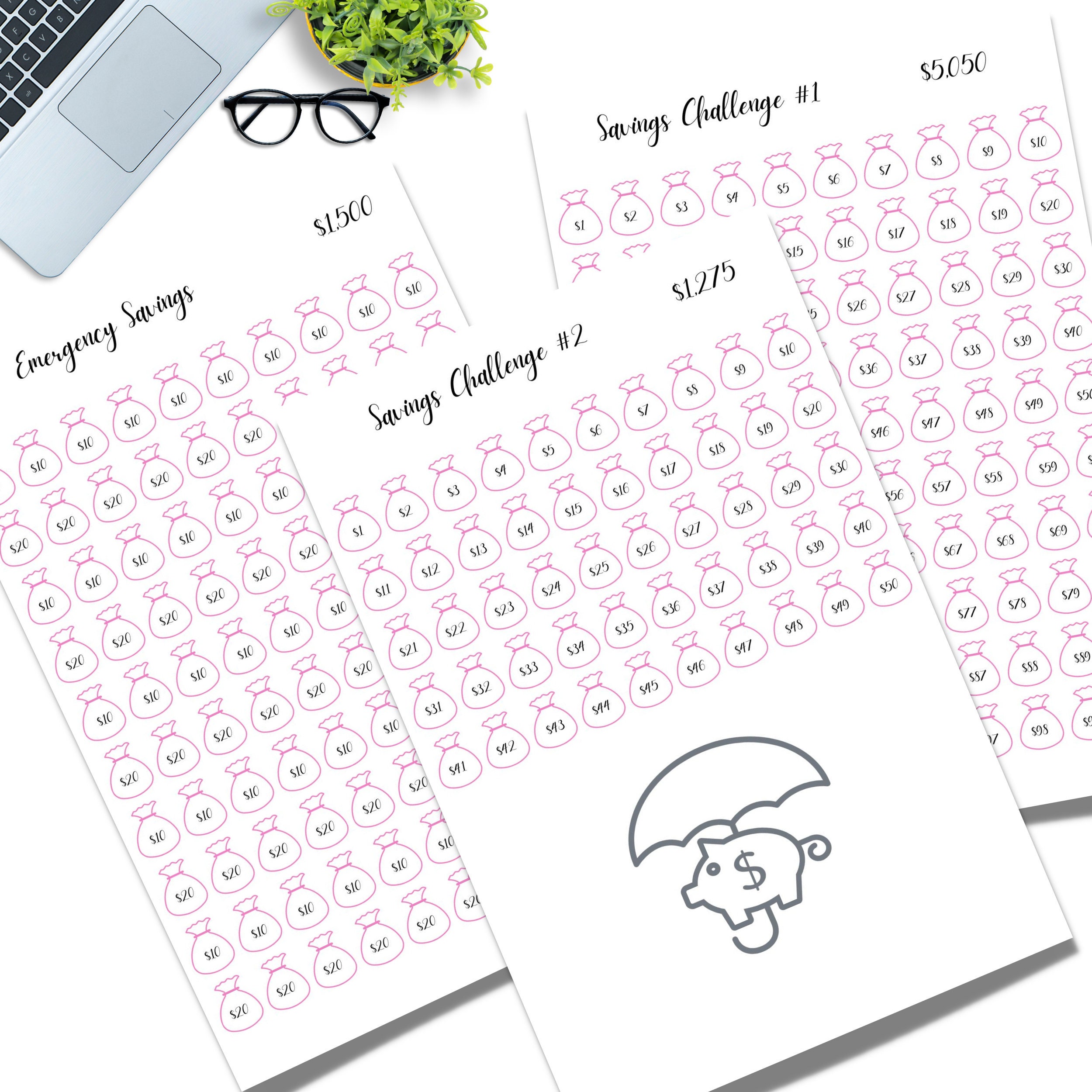 Savings Challenge Printable Monthly Savings Challenge 26 Week Savings ...
